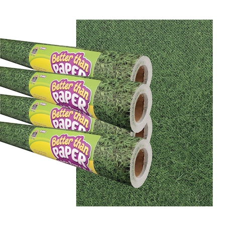 Teacher Created Resources Grass Better Than Paper Bulletin Board Roll, 4ft. x 12ft., 4PK TCR32434